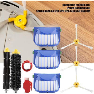 MCKENSA Brosse De Nettoyage À 3 Bras Avec Filtre Et Poils Flexibles Pour Outils De Nettoyage 600 610 620 625 630 650 - Publicité MCKENSA Brosse De Nettoyage À 3 Bras Avec Filtre Et Poils Flexibles Pour Outils De Nettoyage 600 610 620 625 630 650 - Publicité