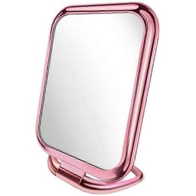 YUDO Miroir De Table Pliable Portable Pour Voyage, Miroir De Maquillage Sur Pied-pink Square - Publicité YUDO Miroir De Table Pliable Portable Pour Voyage, Miroir De Maquillage Sur Pied-pink Square - Publicité