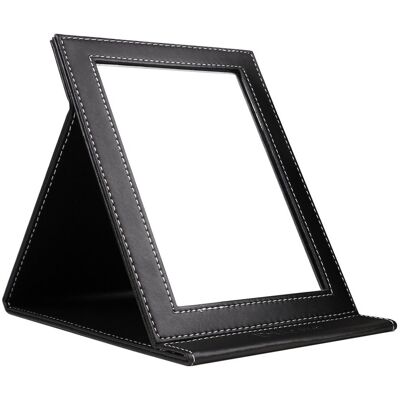 OEM Miroir De Voyage Portable Et Pliable, Réglable, Rectangulaire, Miroir De Vanité En Pu Ultra-mince Avec Support, Adapté Aux Voyages, Au Camping Et À La Maison. Publicité OEM Miroir De Voyage Portable Et Pliable, Réglable, Rectangulaire, Miroir De Vanité En Pu Ultra-mince Avec Support, Adapté Aux Voyages, Au Camping Et À La Maison. Publicité