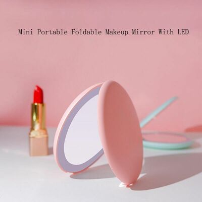 SANS MARQUE Mini Miroir De Maquillage De Poche Led Portable Compact Grossissant 10x Avec Lumière Rond Miroir Led Maquillage De Poche Miroir Grossissant Maquillage Miroir Rond Miroir Grossissant Lumineu - Publicité SANS MARQUE Mini Miroir De Maquillage De Poche Led Portable Compact Grossissant 10x Avec Lumière Rond Miroir Led Maquillage De Poche Miroir Grossissant Maquillage Miroir Rond Miroir Grossissant Lumineu - Publicité