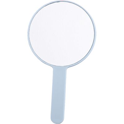 HERUSI Miroir De Maquillage De Voyage Portable - Grand Miroir Rond 12 X 21,5 Cm - Blanc - Publicité HERUSI Miroir De Maquillage De Voyage Portable - Grand Miroir Rond 12 X 21,5 Cm - Blanc - Publicité
