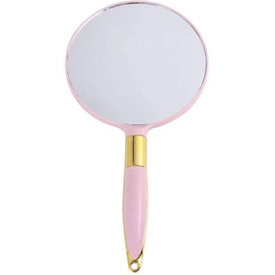 LAVVE Miroir À Main Rond 2024 Avec Poignée, Miroir De Maquillage Vintage, Accessoires Cosmétiques (rose) - Publicité LAVVE Miroir À Main Rond 2024 Avec Poignée, Miroir De Maquillage Vintage, Accessoires Cosmétiques (rose) - Publicité
