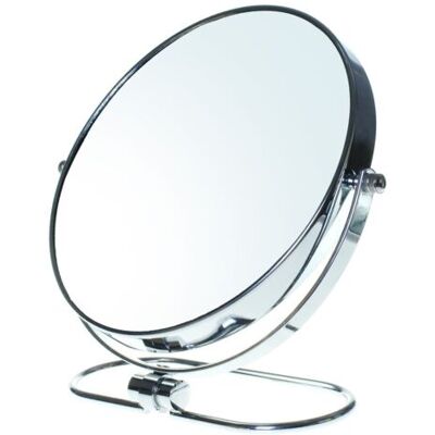 SCORPIO Miroir Maquillage Pliable, X10 Grossissement, 8" Cosmétique Sur Pied Pour Chambre Et Voyage, Ø 20 Cm De Table, Double Visage Tournant De Rasage - Publicité SCORPIO Miroir Maquillage Pliable, X10 Grossissement, 8" Cosmétique Sur Pied Pour Chambre Et Voyage, Ø 20 Cm De Table, Double Visage Tournant De Rasage - Publicité