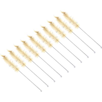 MRTRS Lot De 10 Brosses De Nettoyage Pour Tubes À Essai En Verre, Outils De Nettoyage À Poils Pour Tubes Et Flacons, Grande Taille - Publicité MRTRS Lot De 10 Brosses De Nettoyage Pour Tubes À Essai En Verre, Outils De Nettoyage À Poils Pour Tubes Et Flacons, Grande Taille - Publicité