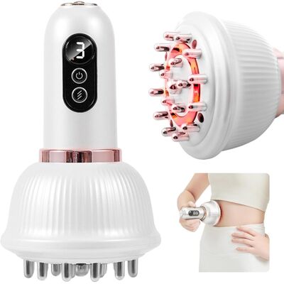 OEM Massageur De Drainage Lymphatique Et Outil De Massage Anti-cellulite, Pour Les Jambes, Les Bras Et Le Ventre, Machine De Sculpture Du Corps Avec Microcourant, Lumière, Chaleur Et Vibration, Blanc - Publicité OEM Massageur De Drainage Lymphatique Et Outil De Massage Anti-cellulite, Pour Les Jambes, Les Bras Et Le Ventre, Machine De Sculpture Du Corps Avec Microcourant, Lumière, Chaleur Et Vibration, Blanc - Publicité