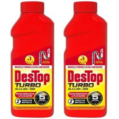 Déboucheur Destop Puissant 500 Ml Efficace Rapide - Publicité Déboucheur Destop Puissant 500 Ml Efficace Rapide - Publicité