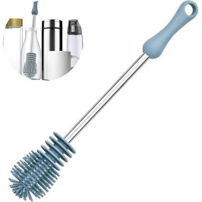 FANGMEDIA Brosse À Biberon Souple À Long Manche Silicône Bébé Brosse À Biberon Nettoyeur De Boîteille Pour Nettoyer Les Biberons-fei Yu - Publicité FANGMEDIA Brosse À Biberon Souple À Long Manche Silicône Bébé Brosse À Biberon Nettoyeur De Boîteille Pour Nettoyer Les Biberons-fei Yu - Publicité