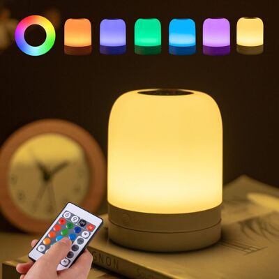 OEM Veilleuse Bébé Rechargeable Usb,lampe De Chevet Tactile 13 Couleurs Rgb,intensité Variable,portable Sans Fil Pour Chambre Enfant,salon,camping - Publicité OEM Veilleuse Bébé Rechargeable Usb,lampe De Chevet Tactile 13 Couleurs Rgb,intensité Variable,portable Sans Fil Pour Chambre Enfant,salon,camping - Publicité