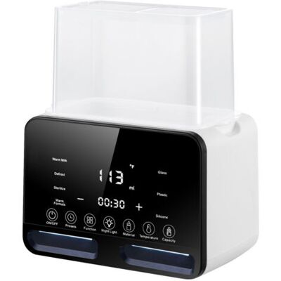 OEM Chauffe Biberon Baby Pour 2 Biberons, Blanc – Chauffe Biberon 4-en-1 Avec Stérilisateur Et Régulation De Température, Réchauffeur D’aliments Pour Bébé Pour Chauffage Et Décongélation - Publicité OEM Chauffe Biberon Baby Pour 2 Biberons, Blanc – Chauffe Biberon 4-en-1 Avec Stérilisateur Et Régulation De Température, Réchauffeur D’aliments Pour Bébé Pour Chauffage Et Décongélation - Publicité