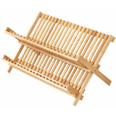 OEM Égouttoir En Bois, Hauteur X Largeur X Profondeur : 4224,526 Cm, -double Couche, Égouttoir À Couverts Pliable En Bambou, Couleur Naturelle.-dou - Publicité OEM Égouttoir En Bois, Hauteur X Largeur X Profondeur : 4224,526 Cm, -double Couche, Égouttoir À Couverts Pliable En Bambou, Couleur Naturelle.-dou - Publicité