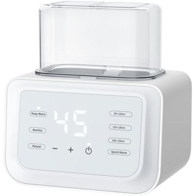 OEM Chauffe Biberon, Stérilisateur Biberons 3-en-1 Réchauffeur Rapide Pour Aliments Pour Bébés Et Dégivrage Réchauffeur Sans Bpa Avec Écran Lcd Contrôle Précis De La Température (blanccrème) - Publicité OEM Chauffe Biberon, Stérilisateur Biberons 3-en-1 Réchauffeur Rapide Pour Aliments Pour Bébés Et Dégivrage Réchauffeur Sans Bpa Avec Écran Lcd Contrôle Précis De La Température (blanccrème) - Publicité