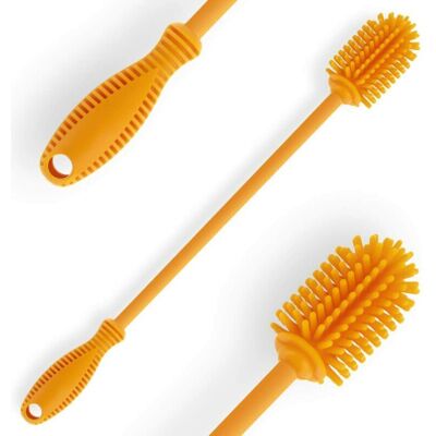 OEM Brosse De Nettoyage En Silicone Avec Biberon À Long Manche, 31 Cm Sans Bpa, Pour Biberon, Flacon À Vide, Gourde, Vase, Verrerie, Parfait Pour Les Petits Cols (qté1), Ensoleillé - Publicité OEM Brosse De Nettoyage En Silicone Avec Biberon À Long Manche, 31 Cm Sans Bpa, Pour Biberon, Flacon À Vide, Gourde, Vase, Verrerie, Parfait Pour Les Petits Cols (qté1), Ensoleillé - Publicité
