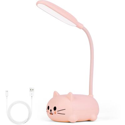 OEM Lampe De Bureau Enfant, Veilleuse Bébé,veilleuse Pliable Mini Chat,lampe De Lecture Avec Capteur Tactile,4000k,rechargeable,pour Decoration Chambre - Publicité OEM Lampe De Bureau Enfant, Veilleuse Bébé,veilleuse Pliable Mini Chat,lampe De Lecture Avec Capteur Tactile,4000k,rechargeable,pour Decoration Chambre - Publicité