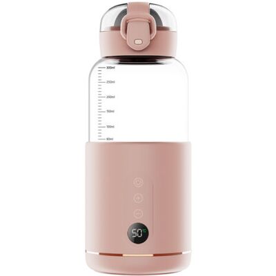 OEM Chauffe Biberon Nomade Sans Fil, Chauffe Biberon Portable Charge Usb, Température Réglable, Chauffe Lait Maternel Capacité De 300 Ml Rose - Publicité OEM Chauffe Biberon Nomade Sans Fil, Chauffe Biberon Portable Charge Usb, Température Réglable, Chauffe Lait Maternel Capacité De 300 Ml Rose - Publicité