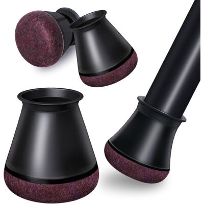 OEM 24 Embouts De Pieds De Chaise, Anti-bruit, Anti-rayures Et Résistants À L'Usure, Petite Taille, Noirs-dou - Publicité OEM 24 Embouts De Pieds De Chaise, Anti-bruit, Anti-rayures Et Résistants À L'Usure, Petite Taille, Noirs-dou - Publicité