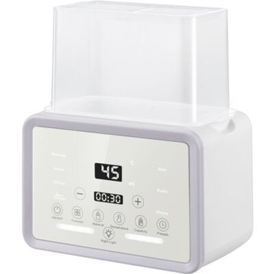 OEM Chauffe Biberon Baby Pour 2 Biberons, Blanc – Chauffe Biberon 4-en-1 Avec Stérilisateur Et Régulation De Température, Réchauffeur D’aliments Pour Bébé Pour Chauffage Et Décongélation Gris - Blanc - Publicité OEM Chauffe Biberon Baby Pour 2 Biberons, Blanc – Chauffe Biberon 4-en-1 Avec Stérilisateur Et Régulation De Température, Réchauffeur D’aliments Pour Bébé Pour Chauffage Et Décongélation Gris - Blanc - Publicité