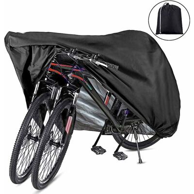 OEM Housse De Vélo Pour 2 Ou 3 Vélos, Imperméable À L'Eau, Tissu Oxford, Anti Pluie, Soleil, Uv, Poussière, Coupe-vent Pour Le Rangement En Plein Air, Housses De Vélo Pour Vtt, Route, Vélo Électrique, Tri - Publicité OEM Housse De Vélo Pour 2 Ou 3 Vélos, Imperméable À L'Eau, Tissu Oxford, Anti Pluie, Soleil, Uv, Poussière, Coupe-vent Pour Le Rangement En Plein Air, Housses De Vélo Pour Vtt, Route, Vélo Électrique, Tri - Publicité