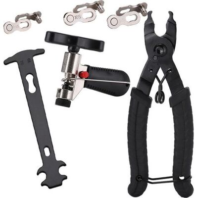 OEM Kit D'Outils Pour Chaîne 3 En 1 : Dérive-chaîne, Indicateur D'Usure, Pince À Maillons Pour Vélos De Ville/électriques/de Montagne (vtt)/de Route - Publicité OEM Kit D'Outils Pour Chaîne 3 En 1 : Dérive-chaîne, Indicateur D'Usure, Pince À Maillons Pour Vélos De Ville/électriques/de Montagne (vtt)/de Route - Publicité