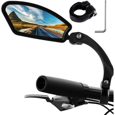 OEM Rétroviseur De Guidon Haute Définition, Réglable À 360°, Compatible Avec Vtt, Vélos Et Scooters Électriques (côté Gauche) - Publicité OEM Rétroviseur De Guidon Haute Définition, Réglable À 360°, Compatible Avec Vtt, Vélos Et Scooters Électriques (côté Gauche) - Publicité