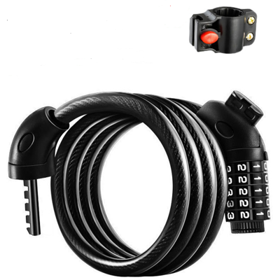 OEM Chaîne Antivol Vélo 120 Cm, Serrure De Câble Pour Vélos, Motos, Trotinette Electrique, Noir - Publicité OEM Chaîne Antivol Vélo 120 Cm, Serrure De Câble Pour Vélos, Motos, Trotinette Electrique, Noir - Publicité
