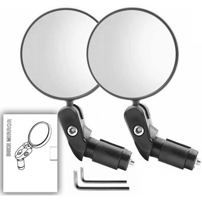 OEM 2 Pièces Rétroviseur De Vélo, Rétroviseur De Vélo 360° Rotatif Pour Guidon 18mm-22mm, Rétroviseur Hd Pour Vtt, Scooters Électriques, Vélos De Course - Publicité OEM 2 Pièces Rétroviseur De Vélo, Rétroviseur De Vélo 360° Rotatif Pour Guidon 18mm-22mm, Rétroviseur Hd Pour Vtt, Scooters Électriques, Vélos De Course - Publicité