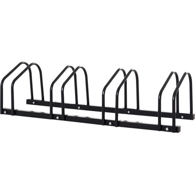 DEVOKO Râtelier 4 Vélos Rangement Pneu 65mm 110×33×27cm Sol Mural Vtt Enfants Acier Noir - Publicité DEVOKO Râtelier 4 Vélos Rangement Pneu 65mm 110×33×27cm Sol Mural Vtt Enfants Acier Noir - Publicité