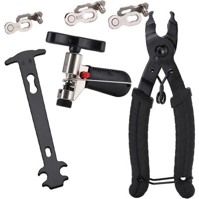 Vision Kit D'Outils Pour Chaîne 3 En 1 : Dérive-chaîne, Indicateur D'Usure, Pince À Maillons Pour Vélos De Ville/électriques/de Montagne (vtt)/de Route - Publicité Vision Kit D'Outils Pour Chaîne 3 En 1 : Dérive-chaîne, Indicateur D'Usure, Pince À Maillons Pour Vélos De Ville/électriques/de Montagne (vtt)/de Route - Publicité
