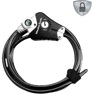 Master Lock - 8428EURDPRO Câble antivol noir fermeture à clé S274122 - Publicité