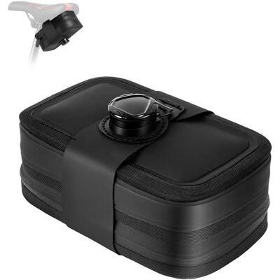 OEM Sacoche Selle Vélo Imperméable Avec Système De Verrouillage Rotatif, Sacoche De Vélo Compacte Pour Outils, Fixation Stable Sans Secousse, Pour Vélo De Route Et Vtt, 16 X 10 X 5 Cm, A-noir - Publicité OEM Sacoche Selle Vélo Imperméable Avec Système De Verrouillage Rotatif, Sacoche De Vélo Compacte Pour Outils, Fixation Stable Sans Secousse, Pour Vélo De Route Et Vtt, 16 X 10 X 5 Cm, A-noir - Publicité