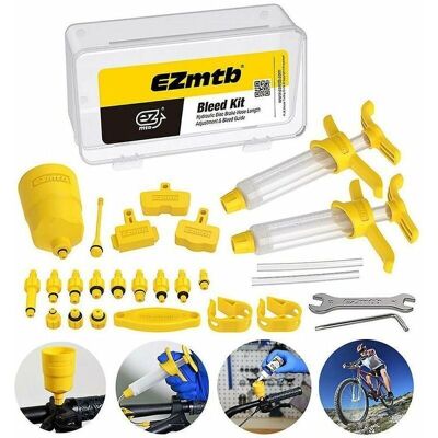 OEM Kit De Purge De Frein Hydraulique Pour Vélo De Vtt Outils De Réparation De Frein À Disque Hydraulique Outils De Réparation De Vtt-dou - Publicité OEM Kit De Purge De Frein Hydraulique Pour Vélo De Vtt Outils De Réparation De Frein À Disque Hydraulique Outils De Réparation De Vtt-dou - Publicité