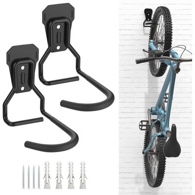 Generic Lot De 2 Crochets Vélo, Supports De Cintre De Vélo En Fer, Support Mural De Rangement Pour Vélos Robuste En Forme De L - Publicité Generic Lot De 2 Crochets Vélo, Supports De Cintre De Vélo En Fer, Support Mural De Rangement Pour Vélos Robuste En Forme De L - Publicité
