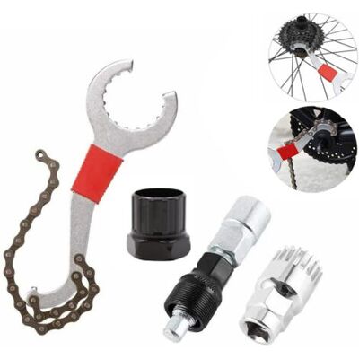 OEM Outil De Démontage De Cassette De Vélo – Kit De Réparation Avec Fouet À Chaîne, Extracteur De Manivelle Et Extracteur De Pignon – Acier Haute Qualité - Publicité OEM Outil De Démontage De Cassette De Vélo – Kit De Réparation Avec Fouet À Chaîne, Extracteur De Manivelle Et Extracteur De Pignon – Acier Haute Qualité - Publicité
