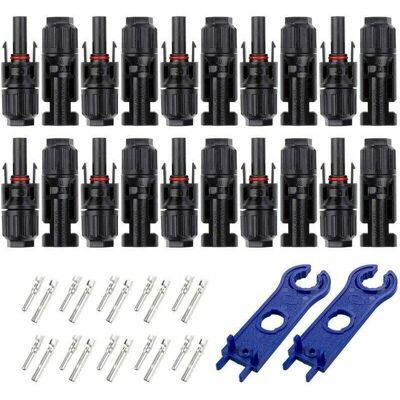 OEM 10 Paires Mc4 Connecteur Mâle/femelle Pour Systèmes Photovoltaïques De Câble De Panneau Solaire,panneaux Solaires Cable Accessoires,imperméable-dou - Publicité OEM 10 Paires Mc4 Connecteur Mâle/femelle Pour Systèmes Photovoltaïques De Câble De Panneau Solaire,panneaux Solaires Cable Accessoires,imperméable-dou - Publicité