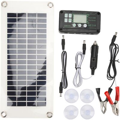 OEM Jeffergarden Kit De Panneaux Solaires Pour Camping-car, 30w, En Polysilicium, Panneau De Chargeur De Batterie Pet Avec Contrleur De Tension De Charge 50a, Pour Cabines, Bateaux, Marines-dou - Publicité OEM Jeffergarden Kit De Panneaux Solaires Pour Camping-car, 30w, En Polysilicium, Panneau De Chargeur De Batterie Pet Avec Contrleur De Tension De Charge 50a, Pour Cabines, Bateaux, Marines-dou - Publicité