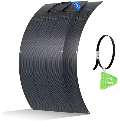 Eco-worthy Panneau Solaire Souple 400w(2 200w), Cellule Mono 18bb 25% De Conversion Élevée Matériau Etfe,flexible Panneau Solaire Pour Balcon, Camping-car, Bateau - Publicité Eco-worthy Panneau Solaire Souple 400w(2 200w), Cellule Mono 18bb 25% De Conversion Élevée Matériau Etfe,flexible Panneau Solaire Pour Balcon, Camping-car, Bateau - Publicité
