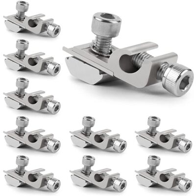 OEM Pinces De Mise À Terre Pour Panneau Solaire, 10 Pcs, Fixation Aluminium, Protection Contre La Foudre, Kit Photovoltaïque Complet - Publicité OEM Pinces De Mise À Terre Pour Panneau Solaire, 10 Pcs, Fixation Aluminium, Protection Contre La Foudre, Kit Photovoltaïque Complet - Publicité