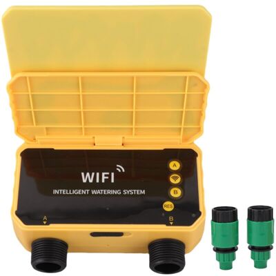 MOXIE Minuteur D'Arrosage Automatique Wifi Avec Fonction Pluie Et Contrôle Par Application. Minuteur Solaire 2 Zones Avec Filtre De Précision Pour Villa, Cour, Balcon, Jardin Et Toit-terrasse. Idéal Pour Ja - Publicité MOXIE Minuteur D'Arrosage Automatique Wifi Avec Fonction Pluie Et Contrôle Par Application. Minuteur Solaire 2 Zones Avec Filtre De Précision Pour Villa, Cour, Balcon, Jardin Et Toit-terrasse. Idéal Pour Ja - Publicité