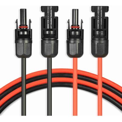 OEM Câble D'Extension Solaire 6mm²/10awg. Câble Solaire 6m/20ft Avec Connecteur Femelle Et Mâle Kit De Câble Pour Panneau Solaire Câble Photovoltaïque Pour Panneaux Solaires Systèmes Photovoltaïqu - Publicité OEM Câble D'Extension Solaire 6mm²/10awg. Câble Solaire 6m/20ft Avec Connecteur Femelle Et Mâle Kit De Câble Pour Panneau Solaire Câble Photovoltaïque Pour Panneaux Solaires Systèmes Photovoltaïqu - Publicité