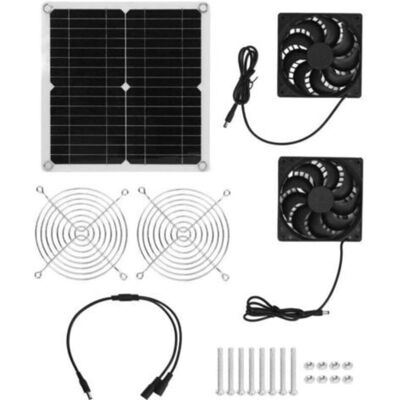 OEM Ventilateur D'Extraction À Énergie Solaire, 20 W Ventilateur Solaire Étanche, Ventilateur Solaire Usb Panneau Solaire Serre Pour Camping-cars Serres Maisons D'Animaux Poulailler A - Publicité OEM Ventilateur D'Extraction À Énergie Solaire, 20 W Ventilateur Solaire Étanche, Ventilateur Solaire Usb Panneau Solaire Serre Pour Camping-cars Serres Maisons D'Animaux Poulailler A - Publicité
