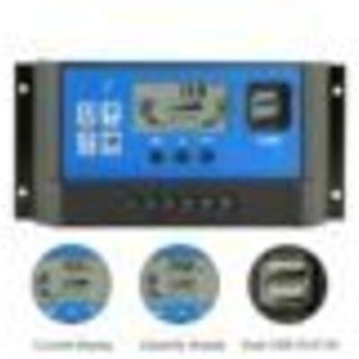 SANS MARQUE Contrôl De Charge Et De Décharge Solaire 10a, 12v 24v, Régulat Solaire Automatique Lcd Avec Double Usb 5v, Nouveau - Publicité SANS MARQUE Contrôl De Charge Et De Décharge Solaire 10a, 12v 24v, Régulat Solaire Automatique Lcd Avec Double Usb 5v, Nouveau - Publicité