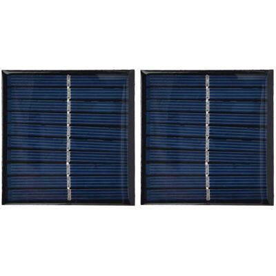 PELTOR Jeffergarden 2 Pièces Mini Panneau Solaire Portable Cellule Encapsulée Époxy Flexible Bricolage Utilisation 0.7w 5v 0-140ma - Publicité PELTOR Jeffergarden 2 Pièces Mini Panneau Solaire Portable Cellule Encapsulée Époxy Flexible Bricolage Utilisation 0.7w 5v 0-140ma - Publicité