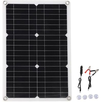MOXIE Sjlerst Panneau Solaire Portatif De 18v 20w Panneau De Charge Solaire Imperméable Monocristallin Semi Flexible Pour Le Yacht De Véhicule Rv - Publicité MOXIE Sjlerst Panneau Solaire Portatif De 18v 20w Panneau De Charge Solaire Imperméable Monocristallin Semi Flexible Pour Le Yacht De Véhicule Rv - Publicité