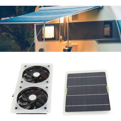 OEM Kit De Ventilateur De Panneau Solaire 100w 12v, Étanche, Portable, Double Ventilateur D'Extraction, Ensemble De Panneaux Solaires Pour Serre Domestique-crezuo - Publicité OEM Kit De Ventilateur De Panneau Solaire 100w 12v, Étanche, Portable, Double Ventilateur D'Extraction, Ensemble De Panneaux Solaires Pour Serre Domestique-crezuo - Publicité