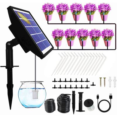 MOXIE Sjlerst Dispositif D'Arrosage Automatique Solaire, Étanche Ip67, Synchronisation Intelligente, 10 À 15 Modes D'Arrosage, Contrôle Anti-siphon, Dispositif D'Arrosage Automatique Solaire Pour Balcon De - Publicité MOXIE Sjlerst Dispositif D'Arrosage Automatique Solaire, Étanche Ip67, Synchronisation Intelligente, 10 À 15 Modes D'Arrosage, Contrôle Anti-siphon, Dispositif D'Arrosage Automatique Solaire Pour Balcon De - Publicité
