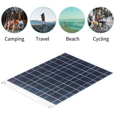PELTOR Panneau Solaire 13w 5v Polycristallin - Double Port Usb, 2 Mousquetons, Pour Camping Et Randonnée (compatible Iphone) - Publicité PELTOR Panneau Solaire 13w 5v Polycristallin - Double Port Usb, 2 Mousquetons, Pour Camping Et Randonnée (compatible Iphone) - Publicité