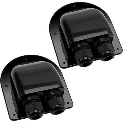 OEM 2 Pièces Presse Étoupe Solaire D'Entrée De Câble Étanche Pour Câble 6-12 Mm. Solaire Double Entrée De Câble Gland Pour Panneaux Solaires De Camping-car. Caravane. Bateau (noir) - Publicité OEM 2 Pièces Presse Étoupe Solaire D'Entrée De Câble Étanche Pour Câble 6-12 Mm. Solaire Double Entrée De Câble Gland Pour Panneaux Solaires De Camping-car. Caravane. Bateau (noir) - Publicité