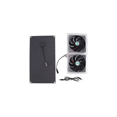 OEM Kit De Ventilateur À Panneau Solaire 100w, Double Ventilateur, Étanche Ip67, Faible Bruit, Large Application, Ventilateur À Énergie Solaire Pour Maison D'Animaux Domestiques A - Publicité OEM Kit De Ventilateur À Panneau Solaire 100w, Double Ventilateur, Étanche Ip67, Faible Bruit, Large Application, Ventilateur À Énergie Solaire Pour Maison D'Animaux Domestiques A - Publicité