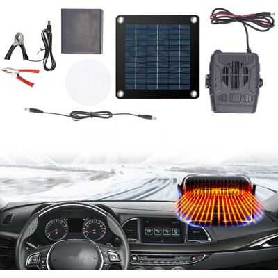 MOXIE Sjlerst Chauffage À Panneaux Solaires 30 W Panneau Solaire Monocristallin En Silicium Chauffage D'Appoint Portable Pour L'Extérieur - Publicité MOXIE Sjlerst Chauffage À Panneaux Solaires 30 W Panneau Solaire Monocristallin En Silicium Chauffage D'Appoint Portable Pour L'Extérieur - Publicité