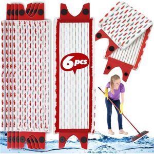 KZQ 6 Pièces Serpillere Recharge Pour Balai Microfibre Kit Compatible Avec Vileda Ultramax/ultramax Plus/easy Wring Ultramax, Balai Serpillère Vileda Recharge - Publicité KZQ 6 Pièces Serpillere Recharge Pour Balai Microfibre Kit Compatible Avec Vileda Ultramax/ultramax Plus/easy Wring Ultramax, Balai Serpillère Vileda Recharge - Publicité
