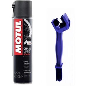OEM Kit De Lubrifiant Pour Chaîne Motul Road C2 + Brosse De Nettoyage Pour Chaîne - Publicité OEM Kit De Lubrifiant Pour Chaîne Motul Road C2 + Brosse De Nettoyage Pour Chaîne - Publicité